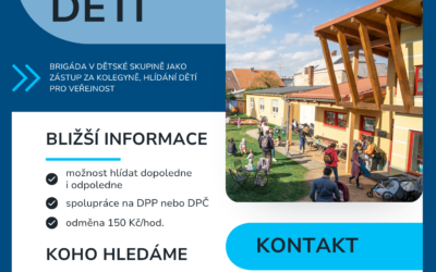 Hledáme výpomoc na hlídání dětí