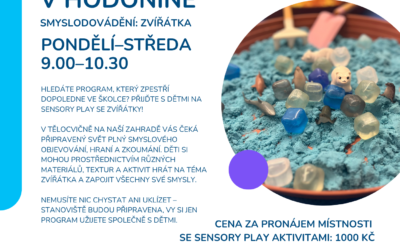 Nově nabízíme sensory play pro školky